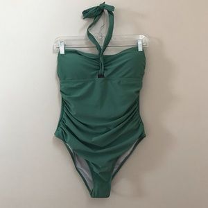 Cupshe Open Back Shirring One-piece